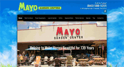 Desktop Screenshot of mayogardencenters.com
