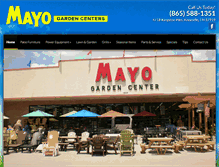 Tablet Screenshot of mayogardencenters.com